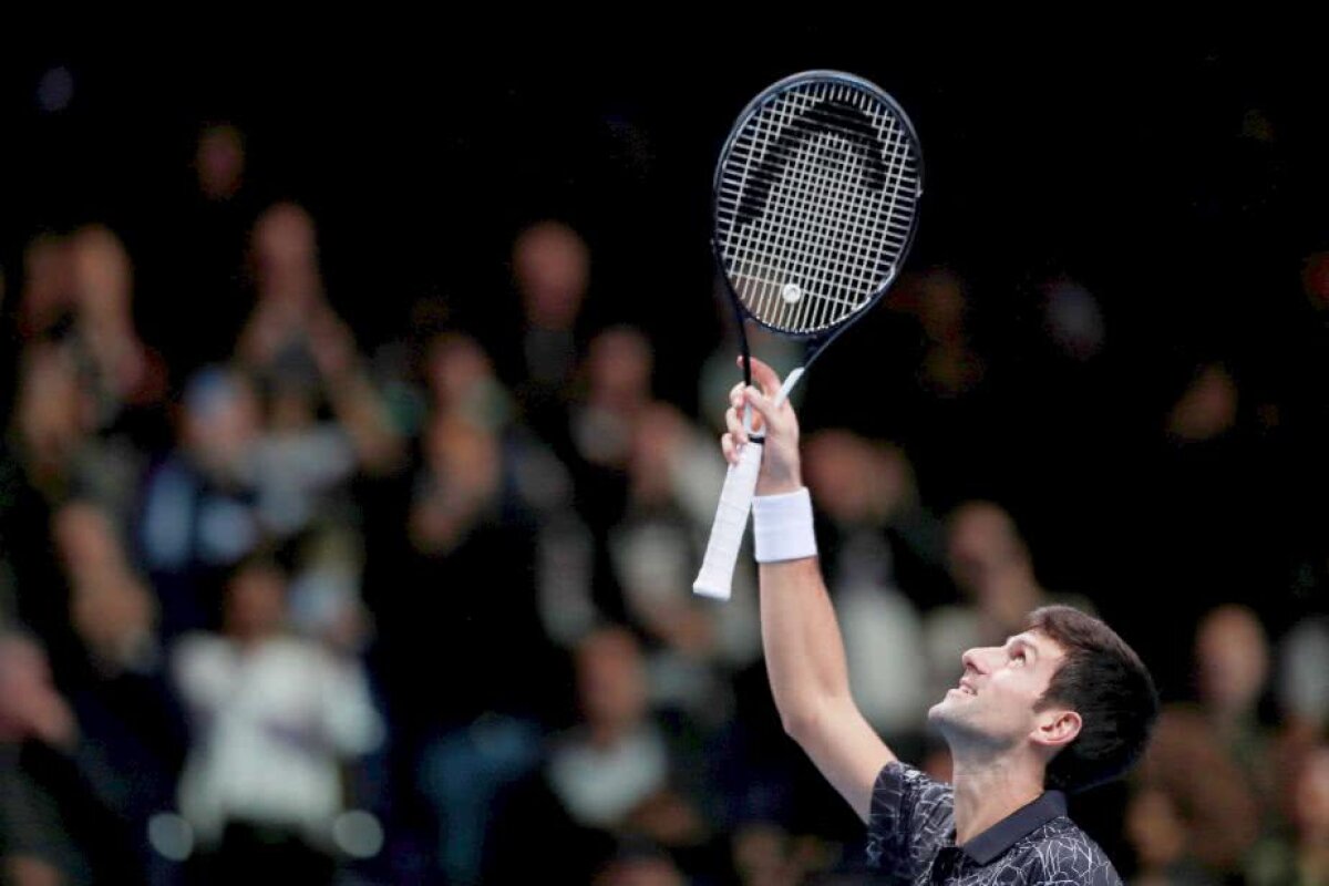 TURNEUL CAMPIONILOR // VIDEO + FOTO Novak Djokovic, marș triumfal spre al 6-lea trofeu » În finală va fi reeditarea celui de-al doilea meci din grupă