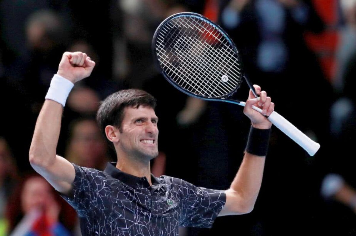TURNEUL CAMPIONILOR // VIDEO + FOTO Novak Djokovic, marș triumfal spre al 6-lea trofeu » În finală va fi reeditarea celui de-al doilea meci din grupă