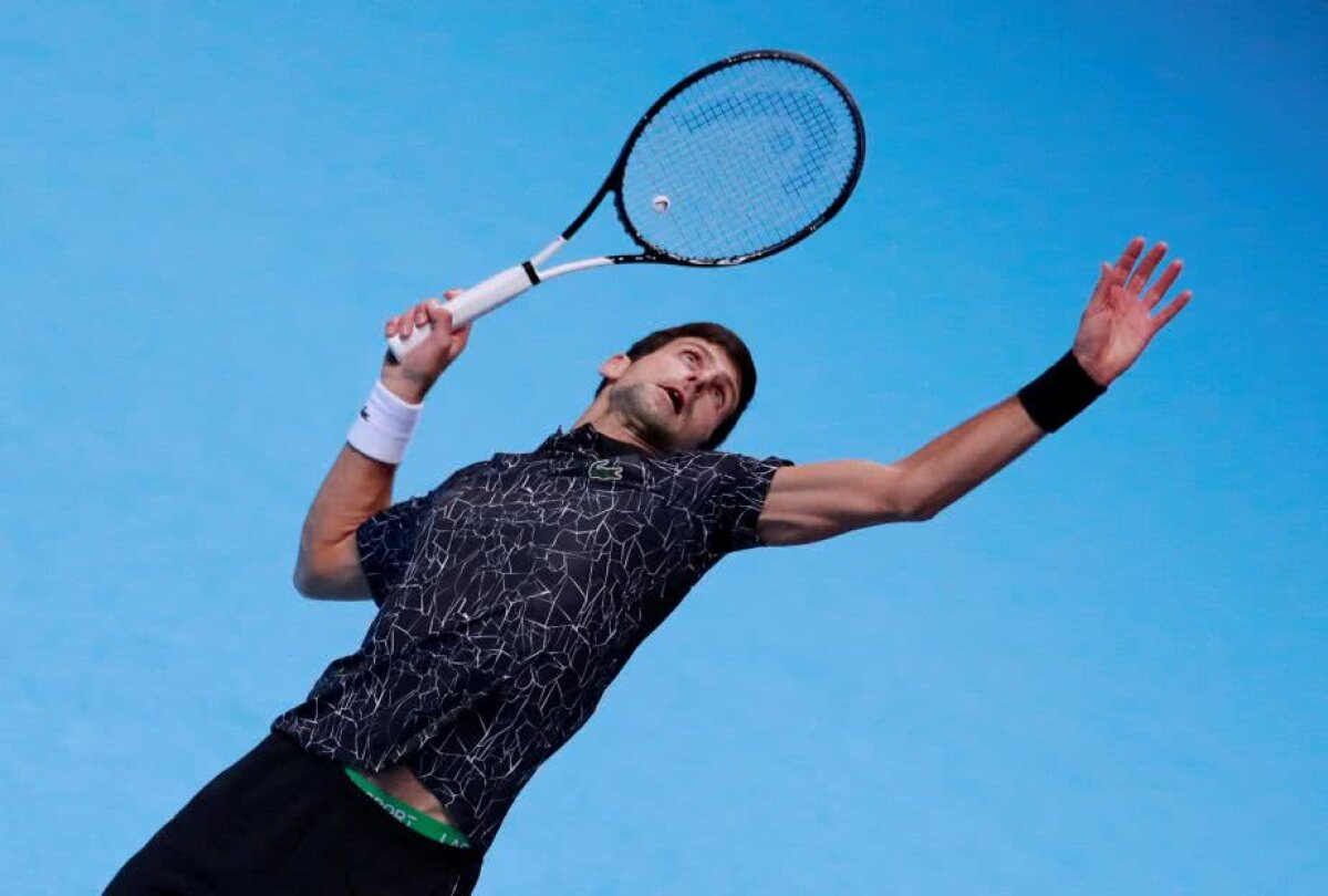TURNEUL CAMPIONILOR // VIDEO + FOTO Novak Djokovic, marș triumfal spre al 6-lea trofeu » În finală va fi reeditarea celui de-al doilea meci din grupă