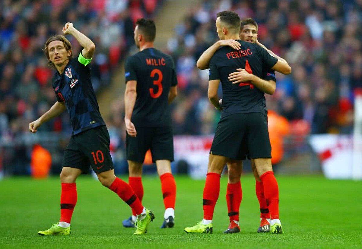 LIGA NAȚIUNILOR // FOTO Anglia a întors în ultimele minute și a retrogradat-o pe Croația + Belgia, umilită după ce a condus cu 2-0!