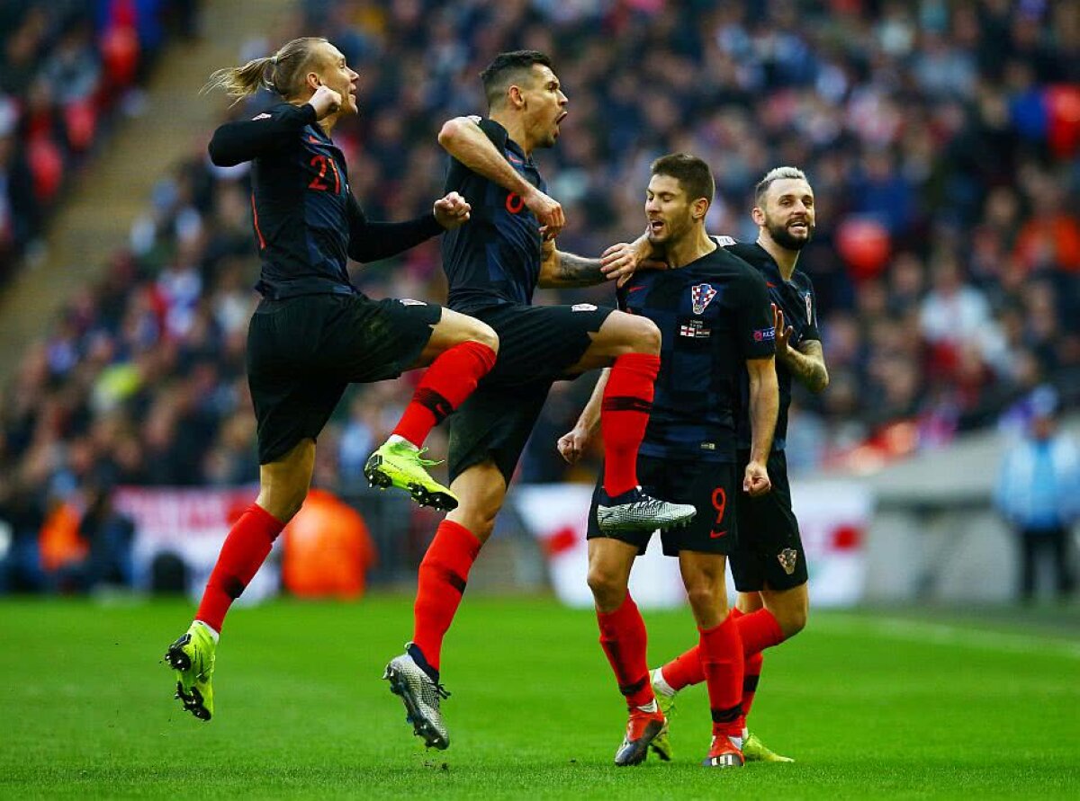 LIGA NAȚIUNILOR // FOTO Anglia a întors în ultimele minute și a retrogradat-o pe Croația + Belgia, umilită după ce a condus cu 2-0!