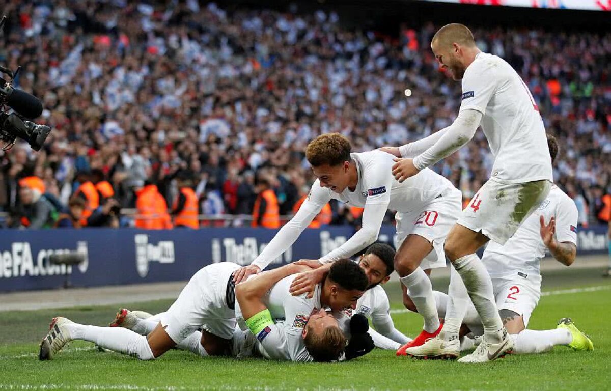 LIGA NAȚIUNILOR // FOTO Anglia a întors în ultimele minute și a retrogradat-o pe Croația + Belgia, umilită după ce a condus cu 2-0!