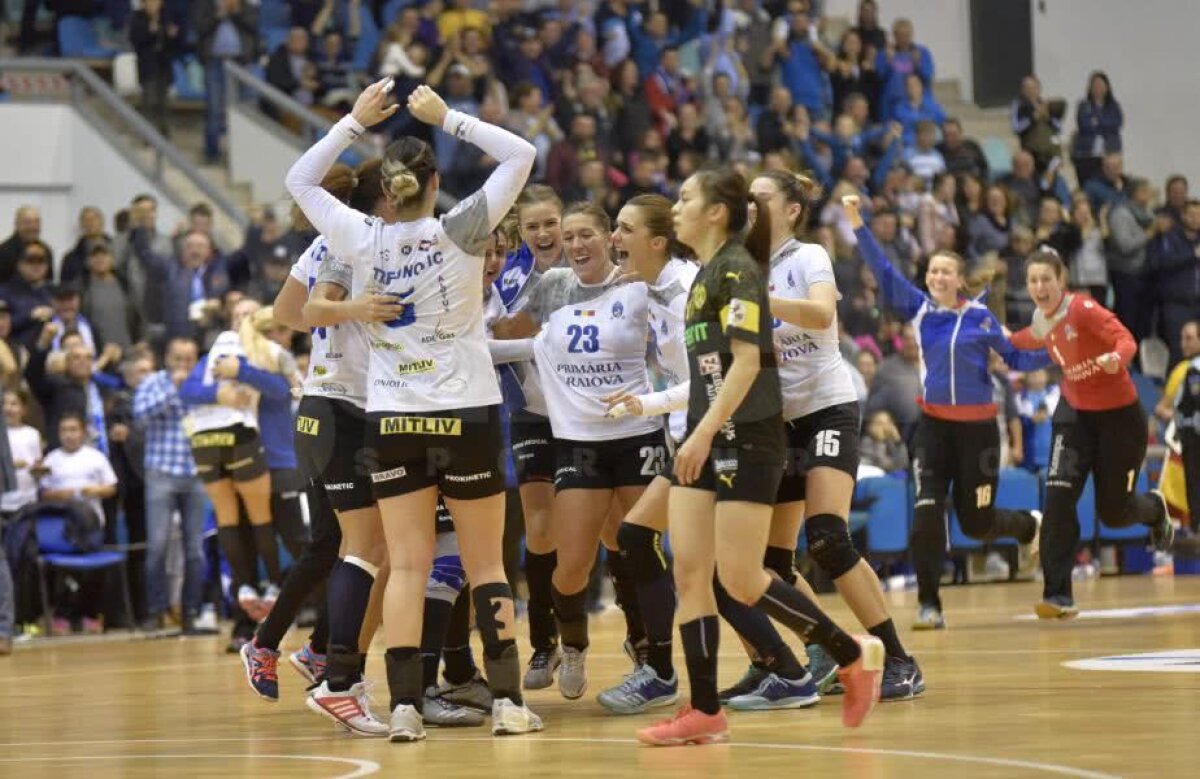 GALERIE FOTO Calificare! Decimată de accidentări, SCM Craiova a luptat eroic și e din nou în grupele Cupei EHF
