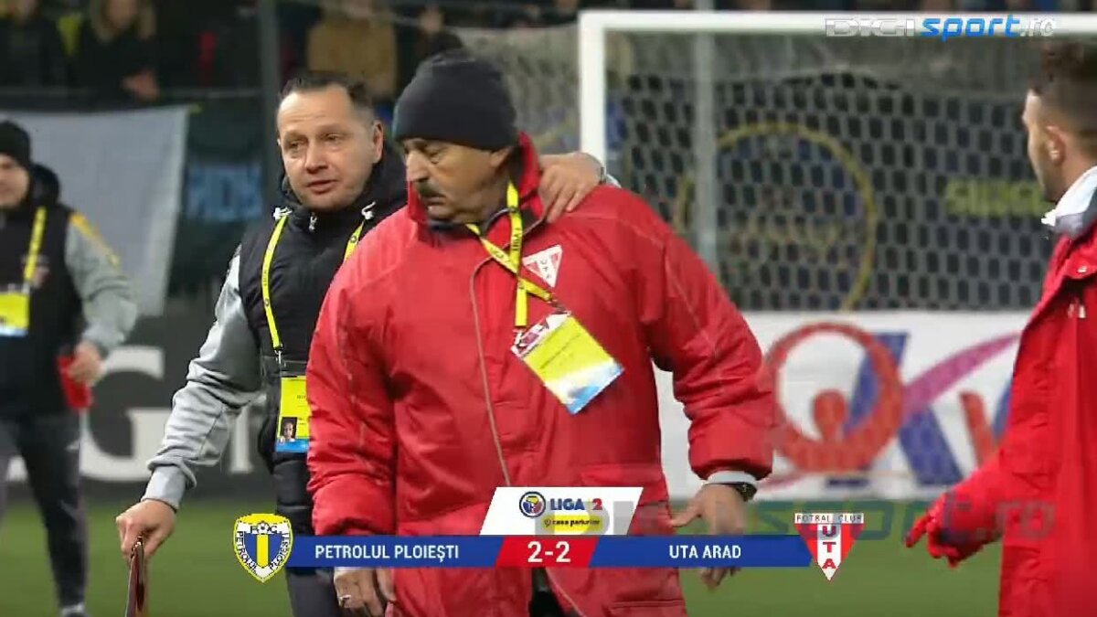 PETROLUL - UTA 2-2 // FOTO Imagini incredibile la Ploiești! Ionuț Popa a intrat pe teren să agreseze un jucător: "Îl strângeam de gât, îl omoram. Intram la închisoare!"