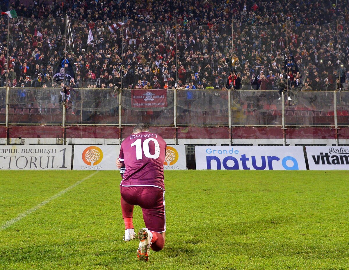 GALERIE FOTO Retragerea lui Daniel Pancu în 10 imagini spectaculoase, ratate de camerele TV