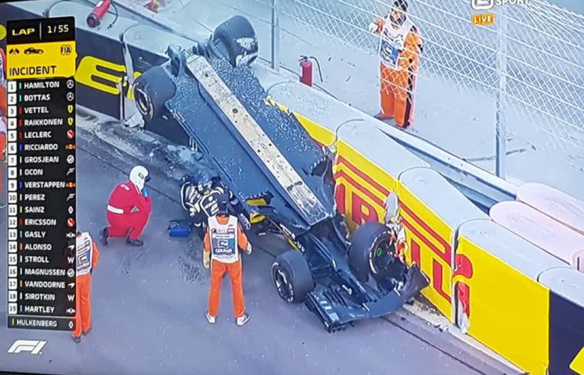 FOTO Accident ÎNSPĂIMÂNTĂTOR în Marele Premiu de la Abu Dhabi: mașina lui a zburat și a luat foc » În ce stare e pilotul