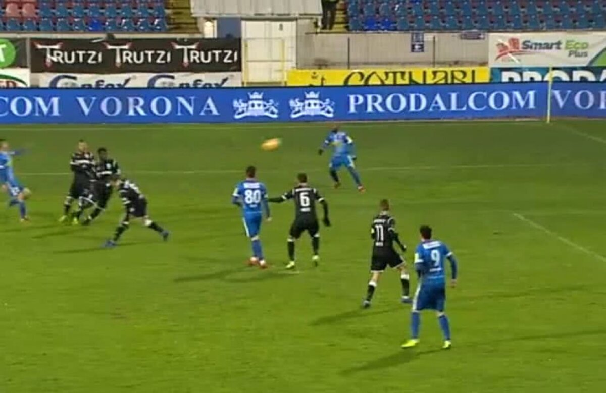 GALERIE FOTO + VIDEO Fotbalistul refuzat de MM și Dică a înscris un gol de SENZAȚIE în meciul cu CS U Craiova