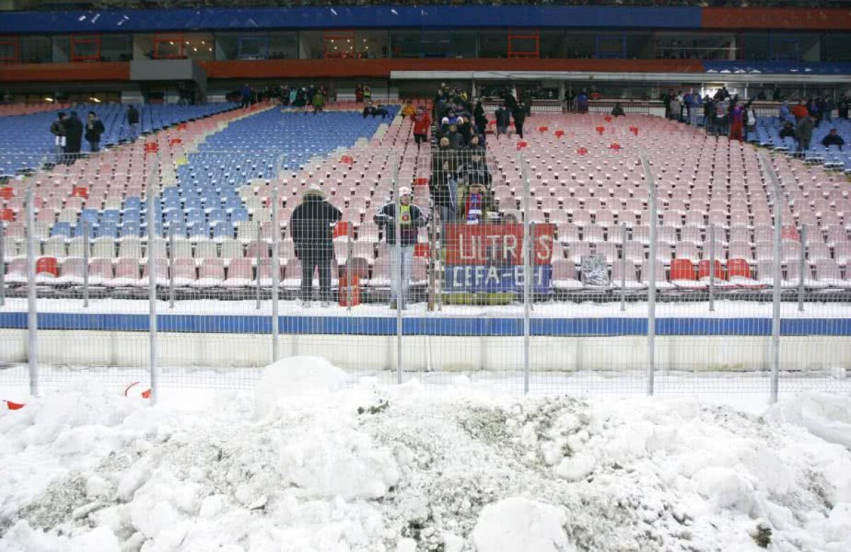 GALERIE FOTO + VIDEO 5 meciuri ISTORICE din fotbalul românesc în care ninsoarea a dat planurile tuturor peste cap