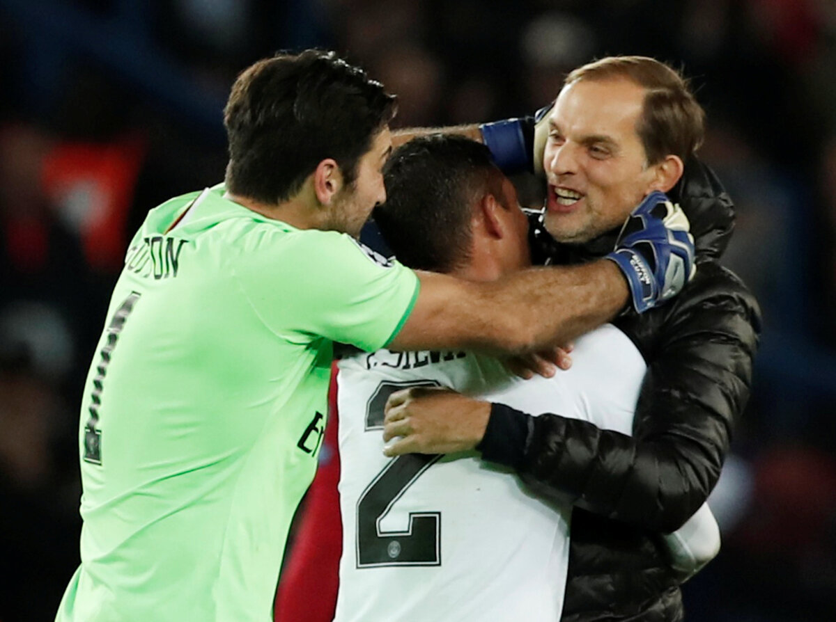 PSG - LIVERPOOL 2-1 // FOTO Imaginea săptămânii: Silva și Marquinhos, descătușați după un duel cu Mo Salah