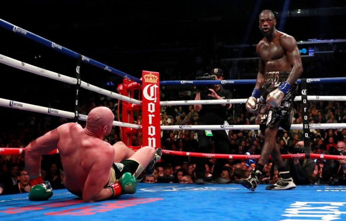 VIDEO+FOTO Furyos și iute » Verdict controversat în Wilder vs. Fury! Britanicul a dominat lupta, însă a fost pus de două ori la podea