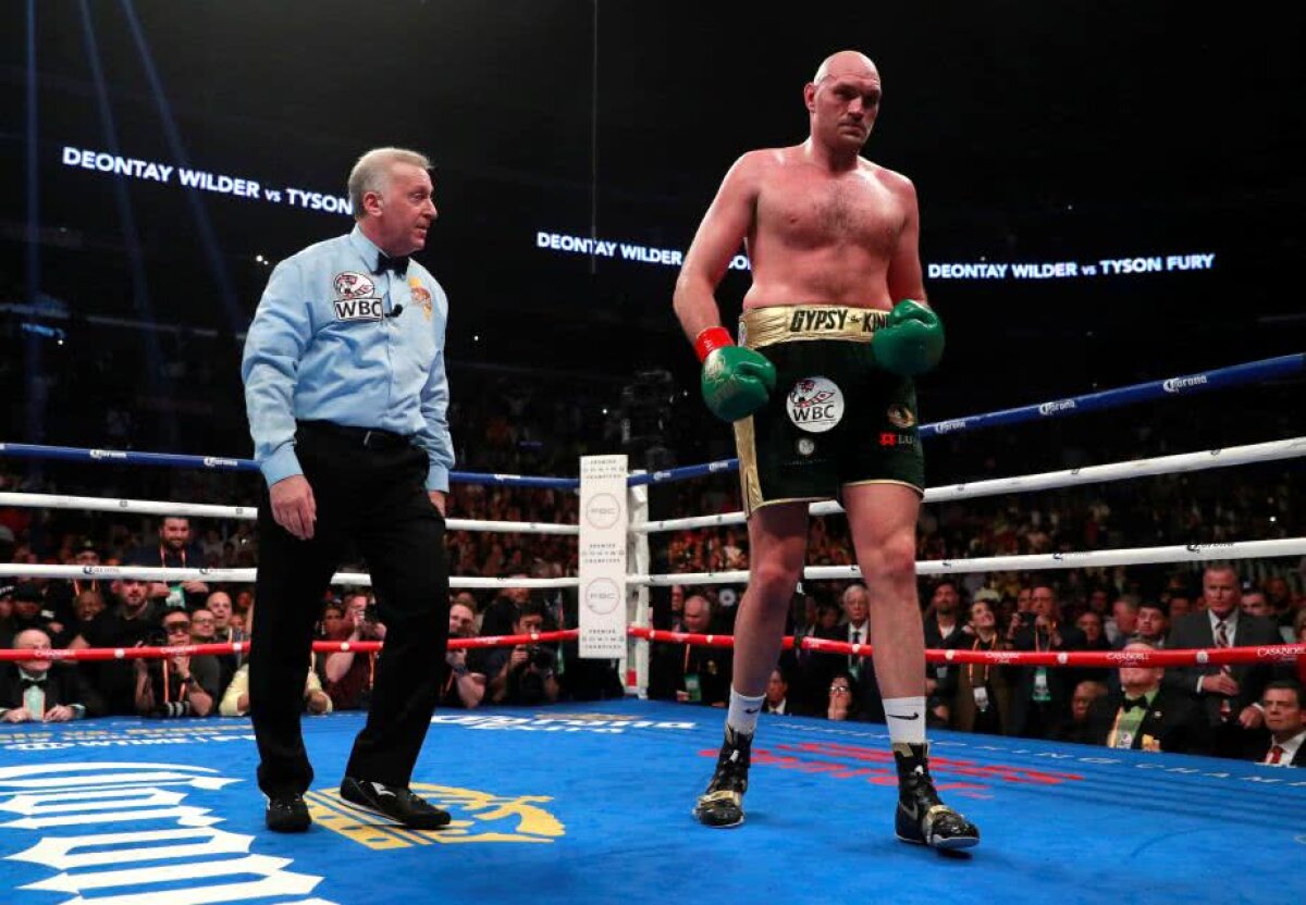 VIDEO+FOTO Furyos și iute » Verdict controversat în Wilder vs. Fury! Britanicul a dominat lupta, însă a fost pus de două ori la podea