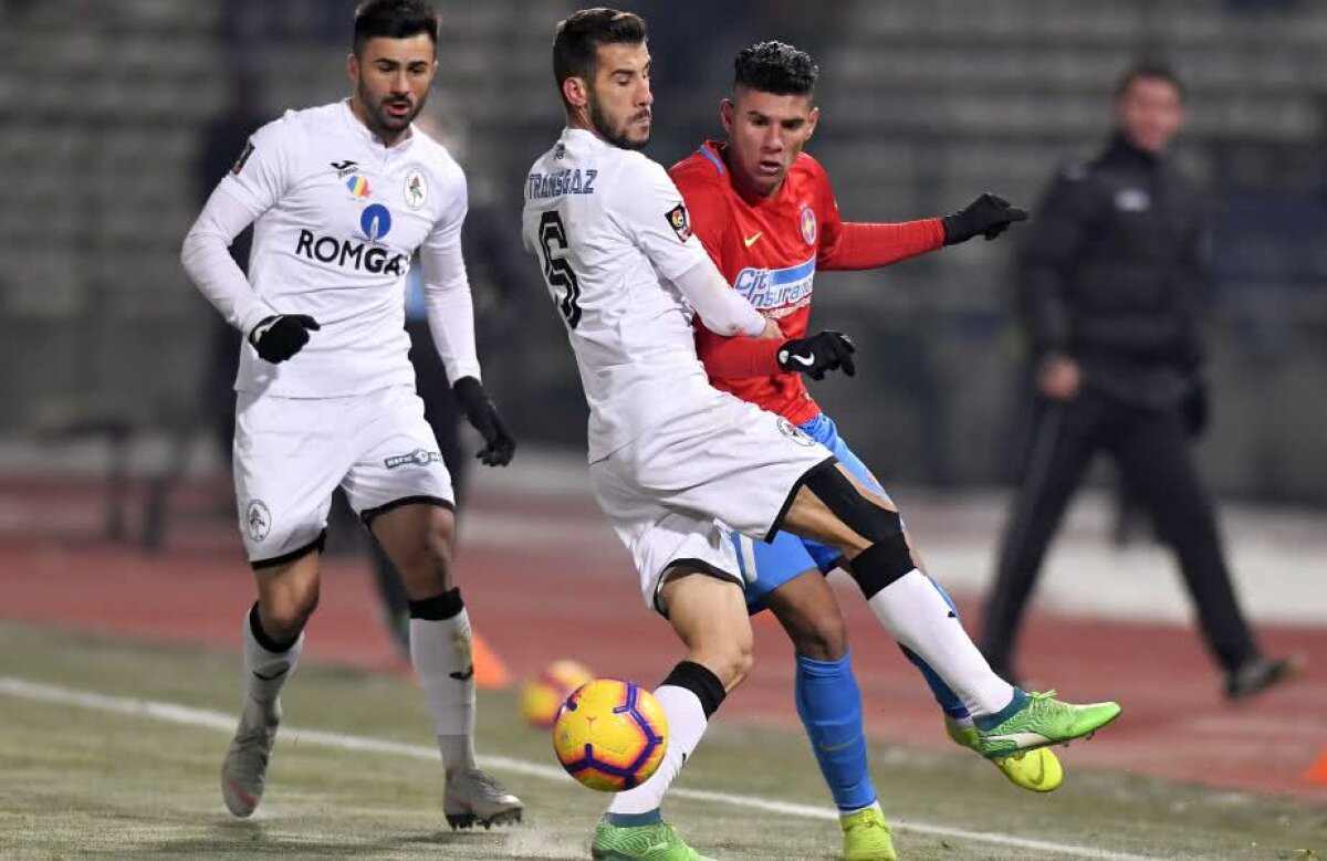 FCSB - GAZ METAN 2-1 // Palpitații la Pitești: FCSB câștigă cu emoții, la debutul în noul exil, și se menține în cursa de urmărire a liderului. Meci foarte tensionat