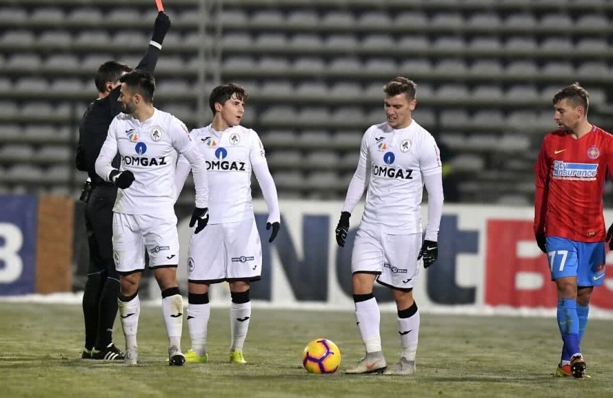 FCSB - GAZ METAN // GALERIE FOTO Momentul care a rupt echilibrul la Pitești: eliminare în minutul 38