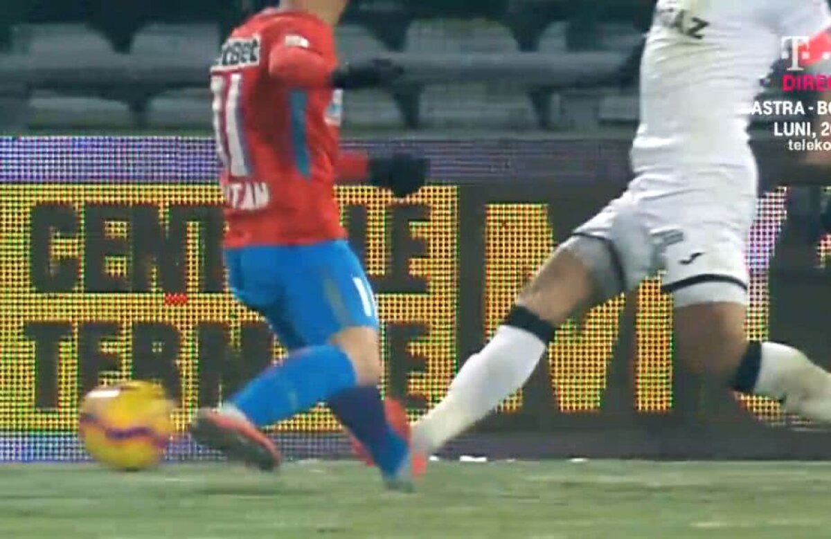 FCSB - GAZ METAN // FOTO Moruțan, eliminat direct la Pitești la 4 minute de când intrase pe teren! 