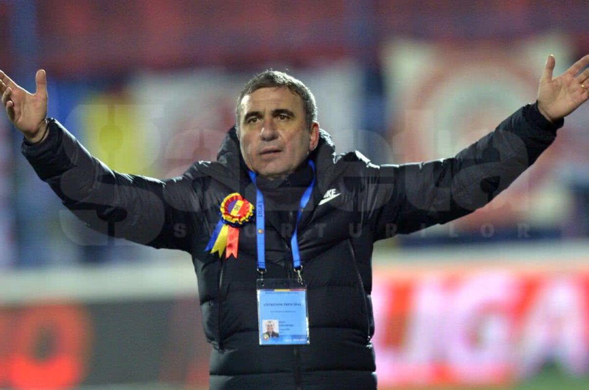 FOTO Gestul unic printre antrenorii din Liga 1 făcut de Gică Hagi în etapa a 17-a
