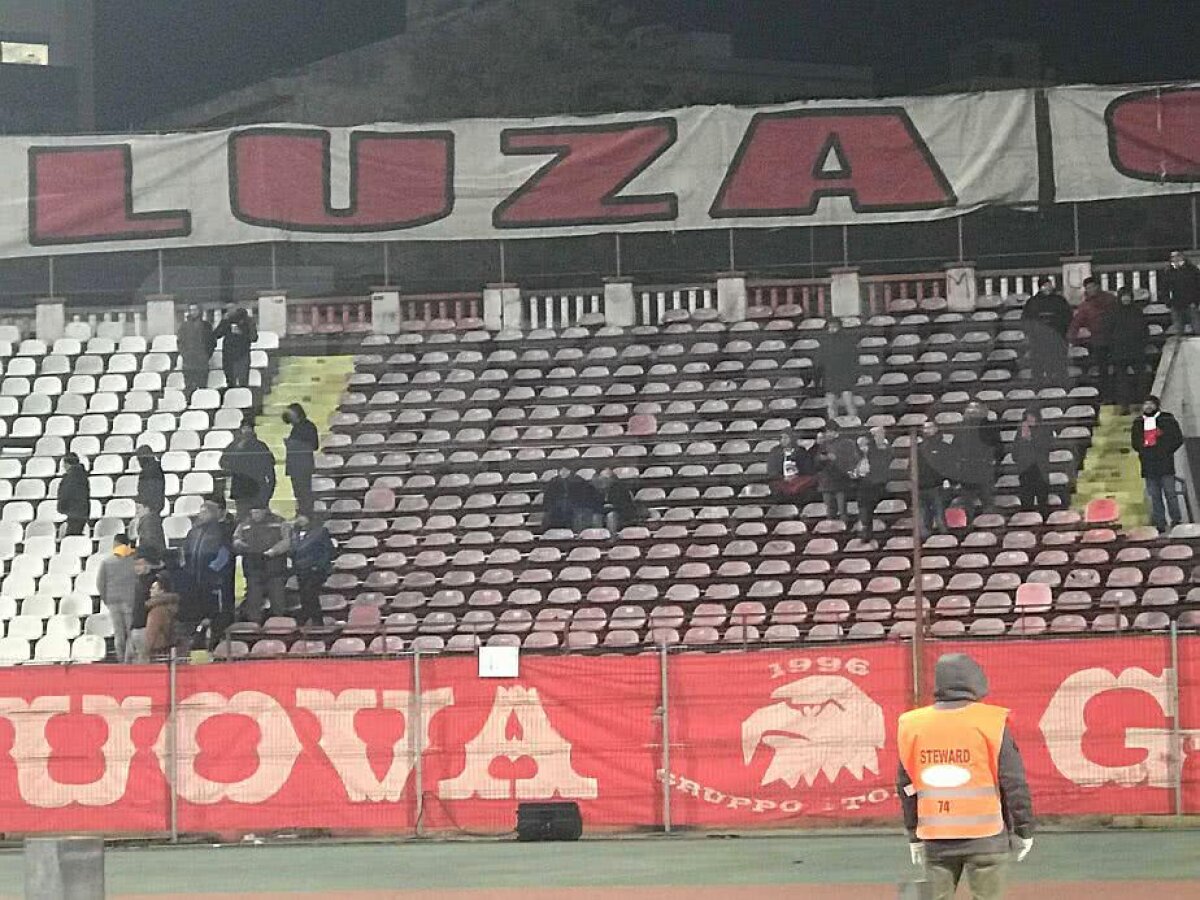 VIDEO + FOTO Asistență JENANTĂ la Dinamo - CFR! Câți suporteri au venit în "Ștefan cel Mare" la -3 grade 