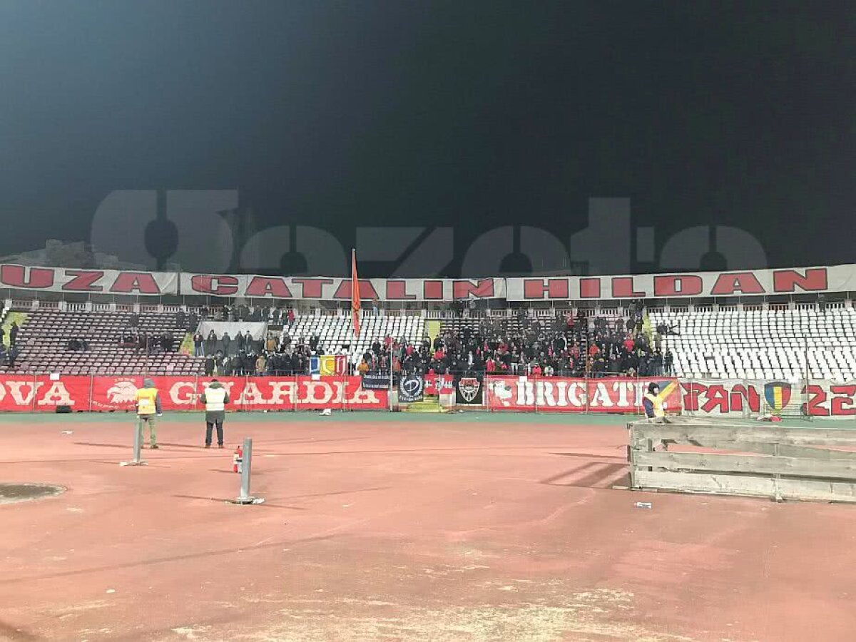 VIDEO + FOTO Asistență JENANTĂ la Dinamo - CFR! Câți suporteri au venit în "Ștefan cel Mare" la -3 grade 