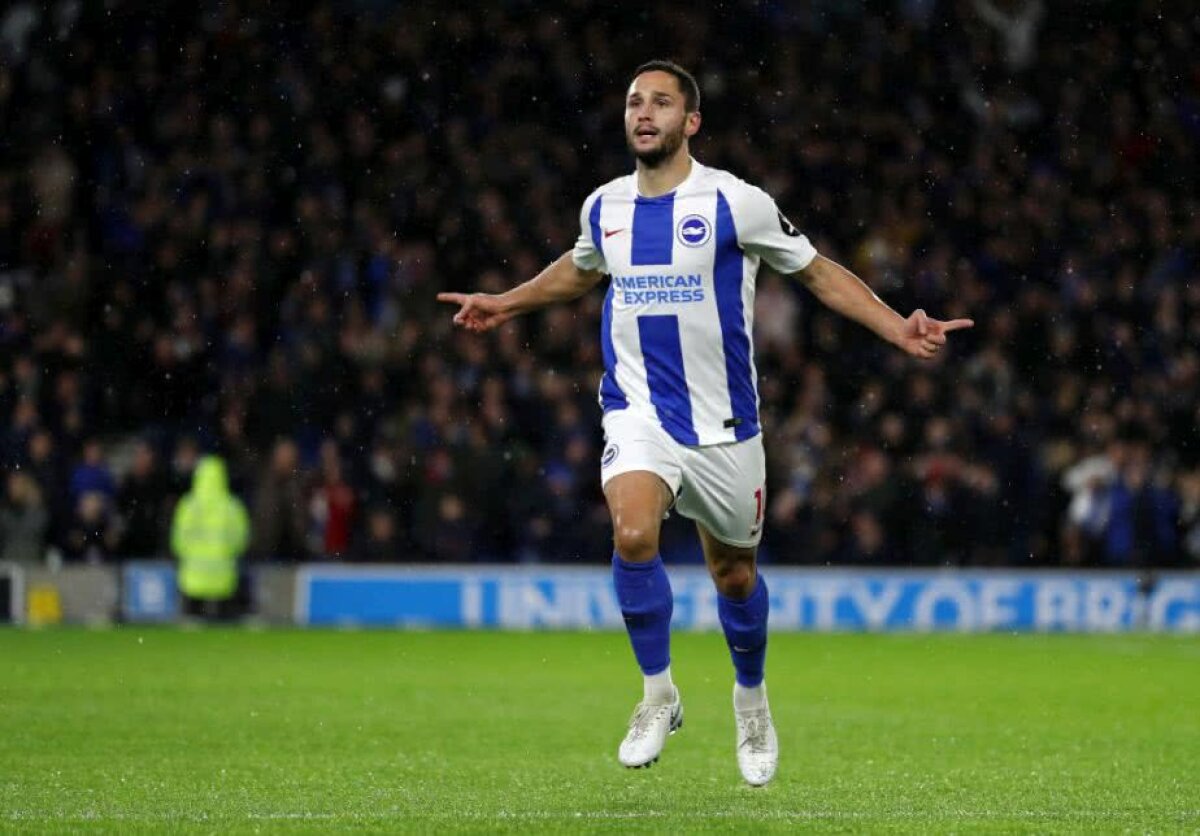 VIDEO și FOTO Gol GENIAL marcat de Florin Andone în Premier League! Vârful naționalei e la a doua reușită consecutivă