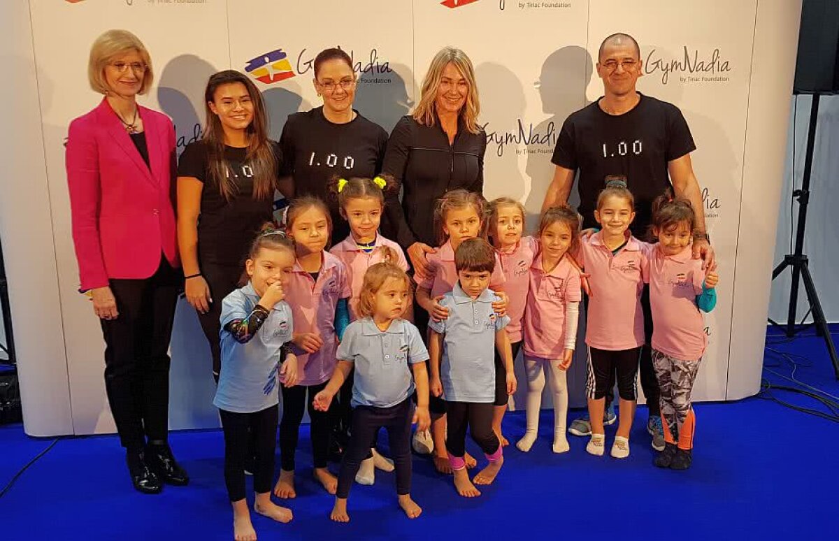 VIDEO+FOTO Nadia a inaugurat grădinița pentru micii gimnaști » Poanta zilei la eveniment: "Nu e copilul meu, e al lui Borcea" :D