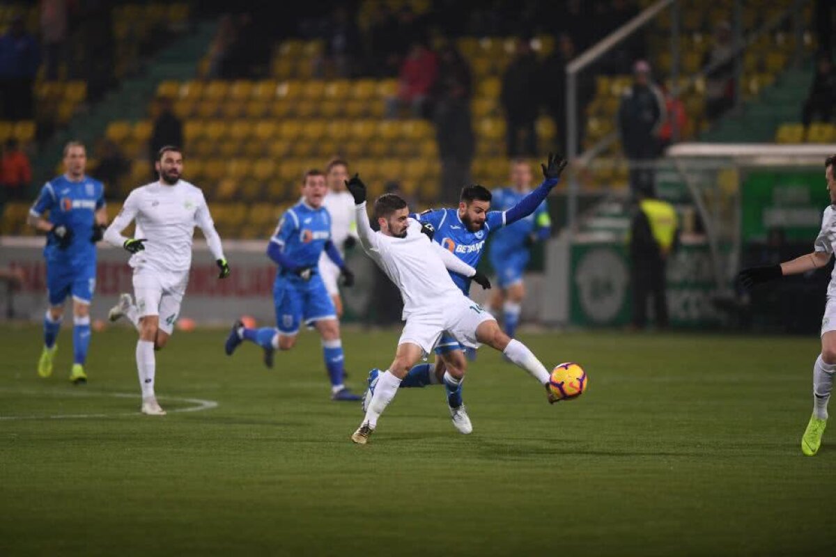 CHIAJNA - CSU CRAIOVA 1-3 // VIDEO + FOTO Oltenii înving lejer la Chiajna și profită de pașii greșiți ai echipelor din față. Clasamentul actualizat