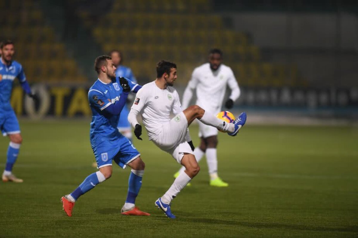 CHIAJNA - CSU CRAIOVA 1-3 // VIDEO + FOTO Oltenii înving lejer la Chiajna și profită de pașii greșiți ai echipelor din față. Clasamentul actualizat