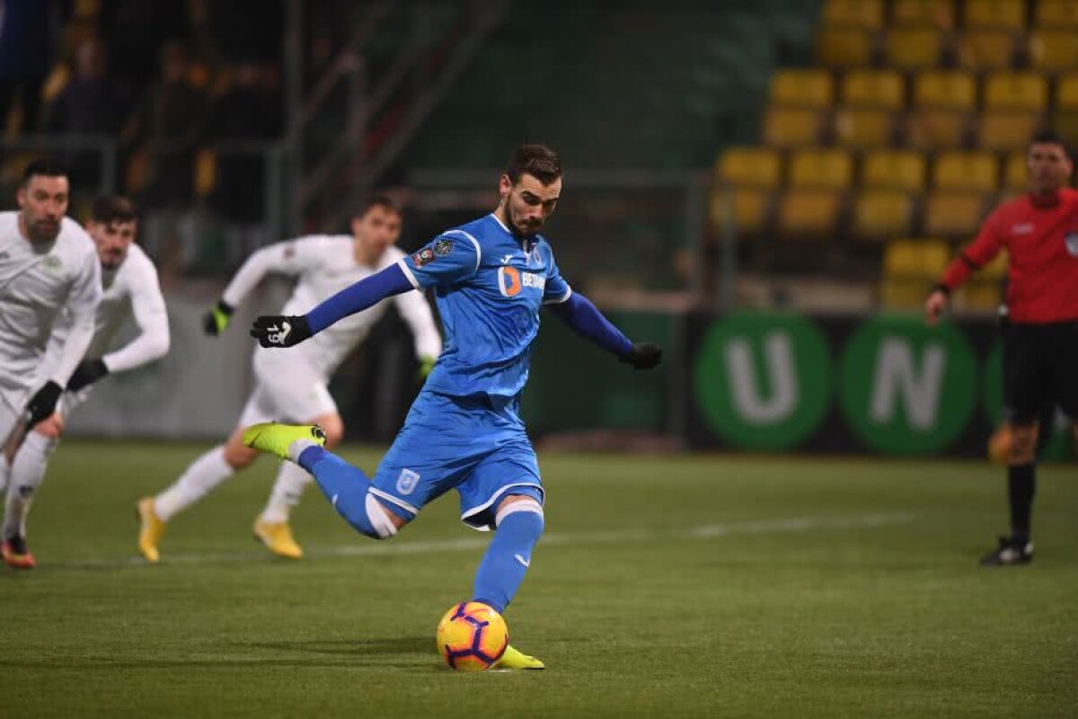 CHIAJNA - CSU CRAIOVA 1-3 // VIDEO + FOTO Oltenii înving lejer la Chiajna și profită de pașii greșiți ai echipelor din față. Clasamentul actualizat