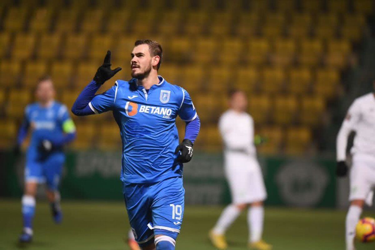 CHIAJNA - CSU CRAIOVA 1-3 // VIDEO + FOTO Oltenii înving lejer la Chiajna și profită de pașii greșiți ai echipelor din față. Clasamentul actualizat