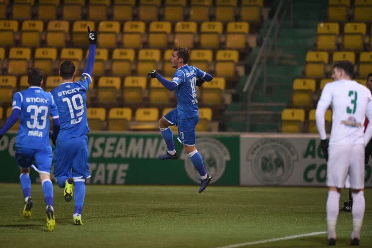 CHIAJNA - CSU CRAIOVA 1-3 // VIDEO + FOTO Oltenii înving lejer la Chiajna și profită de pașii greșiți ai echipelor din față. Clasamentul actualizat