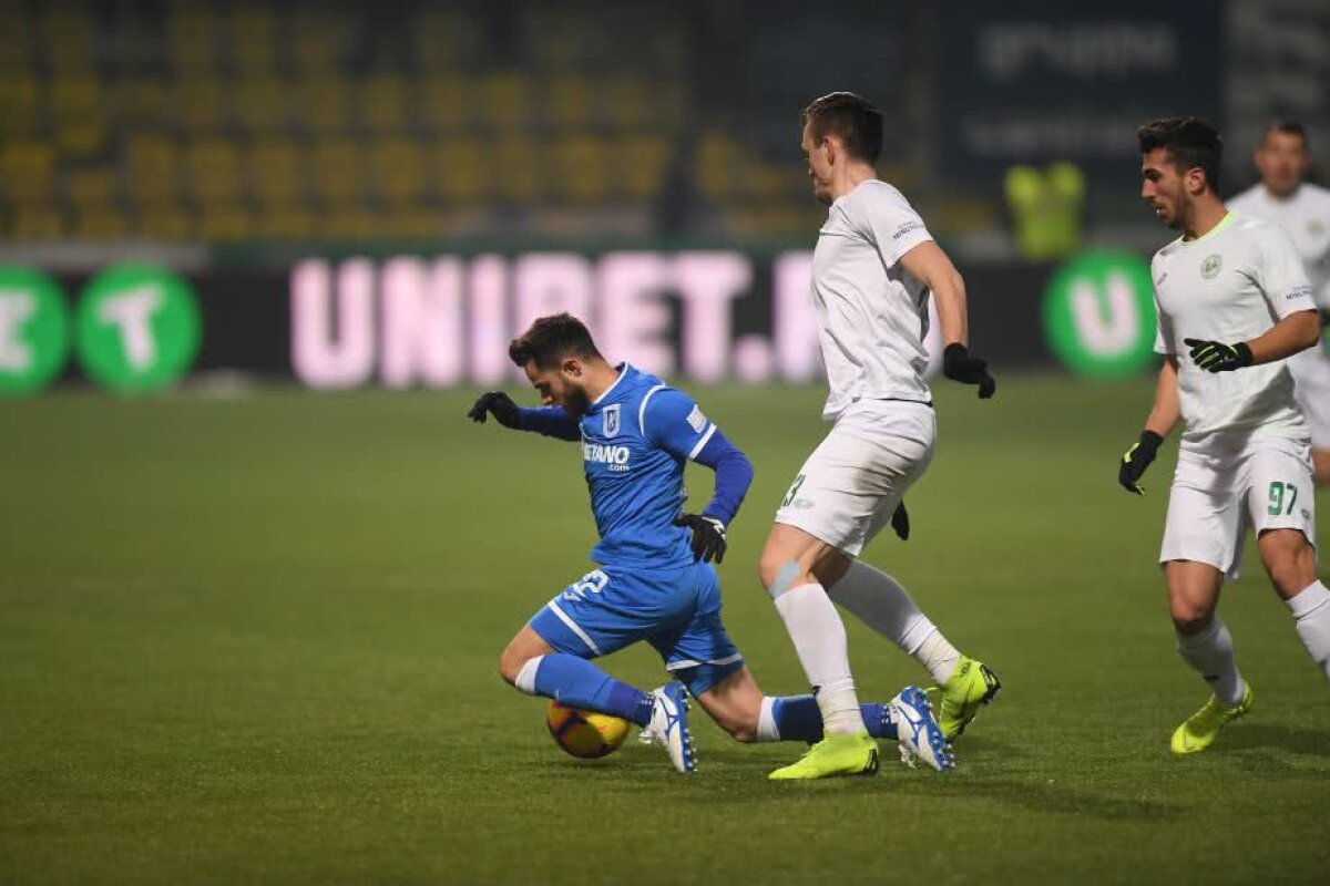 CHIAJNA - CSU CRAIOVA 1-3 // VIDEO + FOTO Oltenii înving lejer la Chiajna și profită de pașii greșiți ai echipelor din față. Clasamentul actualizat