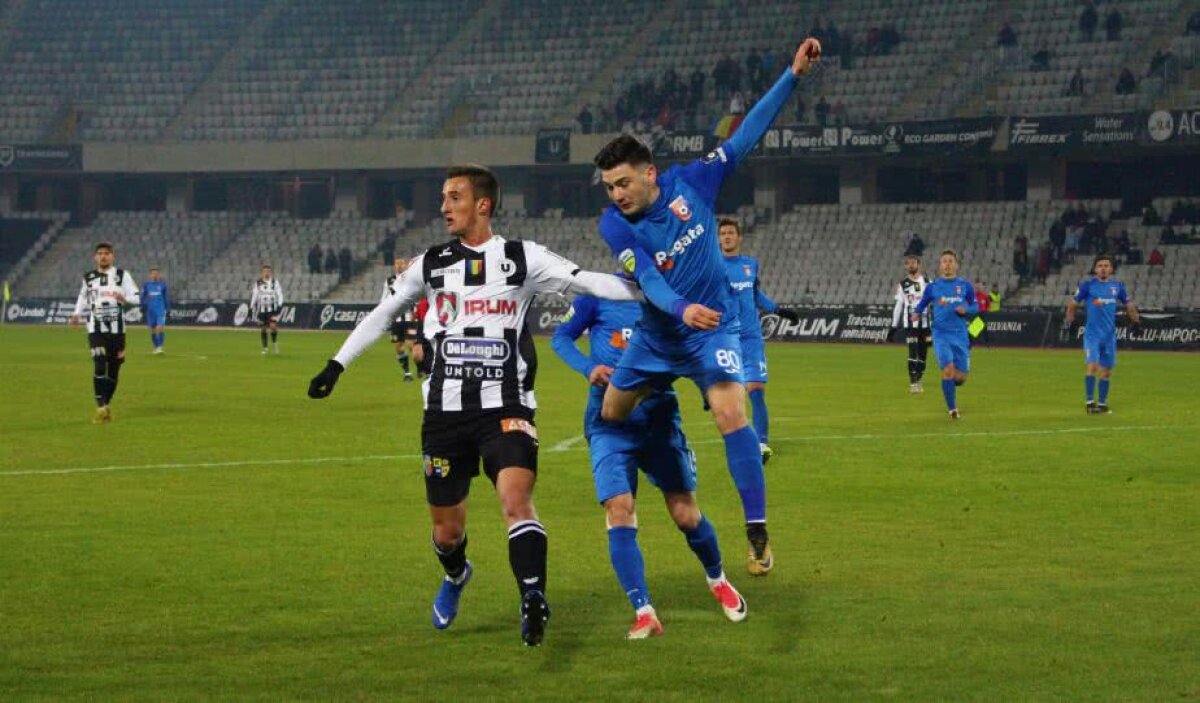 U CLUJ - CHINDIA 3-1 // VIDEO + FOTO O seară memorabilă! "U" Cluj detronează liderul Chindia la debutul în antrenorat al lui Bogdan Lobonț