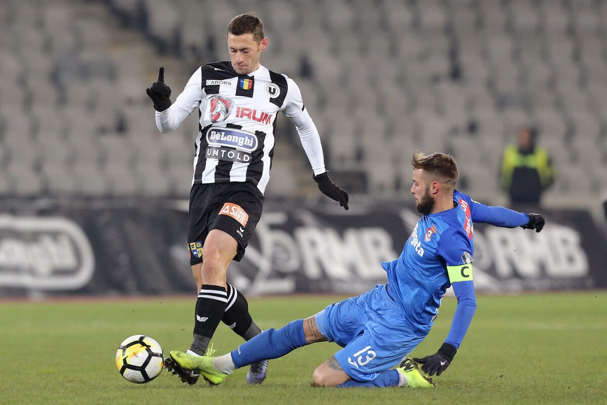 U CLUJ - CHINDIA 3-1 // VIDEO + FOTO O seară memorabilă! "U" Cluj detronează liderul Chindia la debutul în antrenorat al lui Bogdan Lobonț