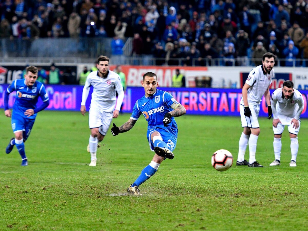 FOTO & VIDEO » Pirații Olteniei » Victorie și urcare în clasament! Craiova trece de Voluntari și pune presiune pe FCSB și CFR Cluj