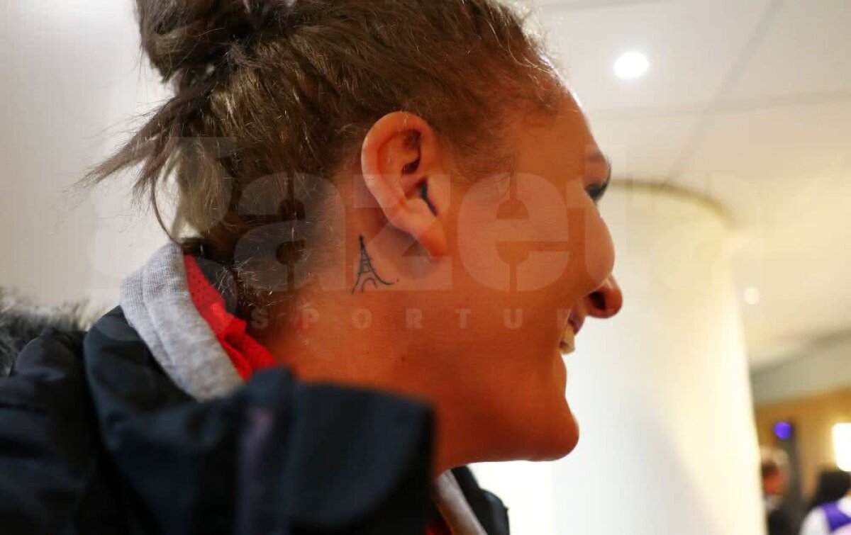 EXCLUSIV Interviu cu Crina Pintea, care a izbucnit în lacrimi la finalul meciului cu Spania + secretul unui tatuaj cu Tour Eiffel: "N-are legătură cu turneul"