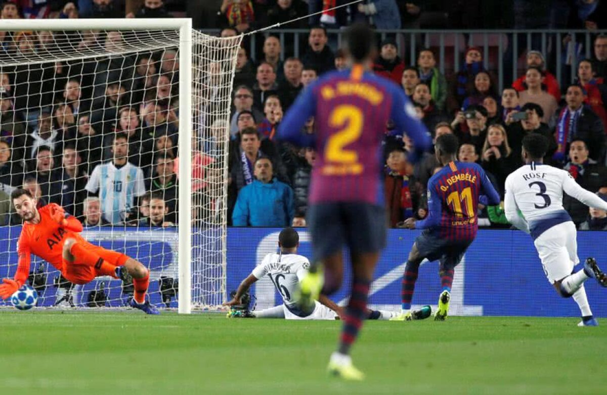 BARCELONA - TOTTENHAM 1-1 // VIDEO Aubameyang nu s-a putut abține la golul fabulos al lui Dembele: "Wouaaaahhh, micuțul meu!" » Val de ironii pe Twitter: "I-a încheiat cariera!"