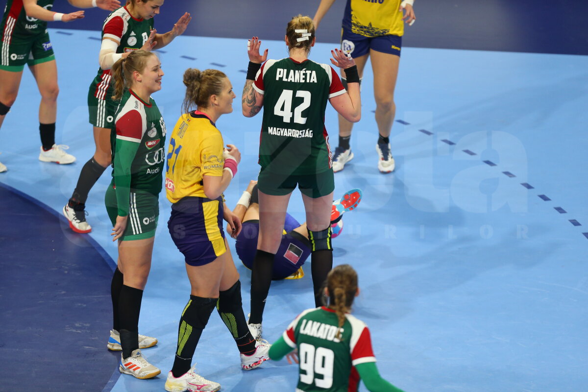 ROMÂNIA - UNGARIA 29-31 // GALERIE FOTO Lacrimi și suferință după ACCIDENTAREA ORIBILĂ a Cristinei Neagu! Imagini DUREROASE din sală 