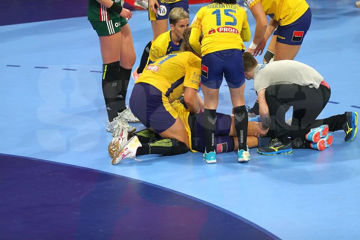 ROMÂNIA - UNGARIA 29-31 // GALERIE FOTO Lacrimi și suferință după ACCIDENTAREA ORIBILĂ a Cristinei Neagu! Imagini DUREROASE din sală 