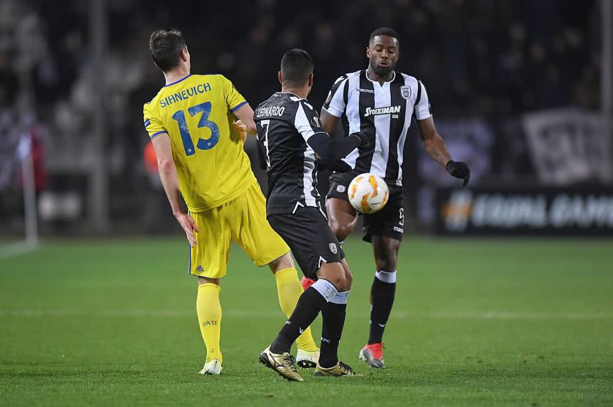 VIDEO+FOTO » Fotbalul e pe goluri, nu pe ochi frumoși! PAOK cu posesia și cu ratările, BATE cu calificarea în primăvara EL