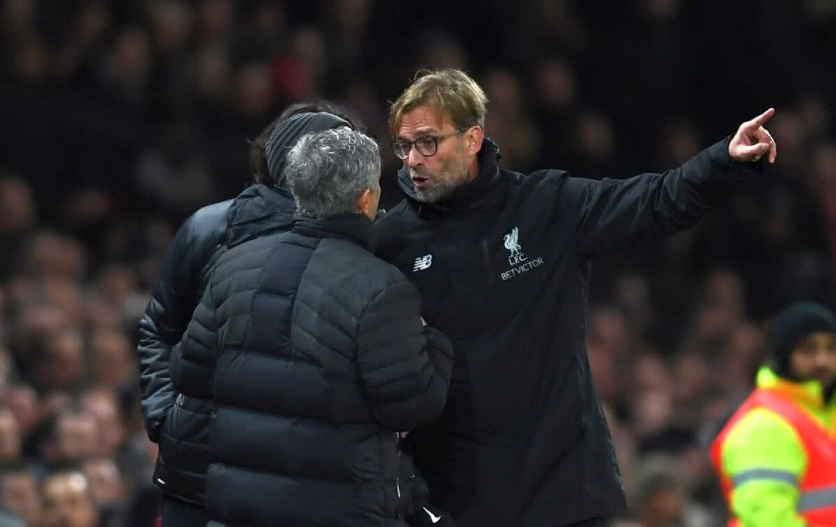 Mourinho, "săgeți" către Klopp înainte de Liverpool - United: ”Trofeele sunt importante, nu mobila din casă”