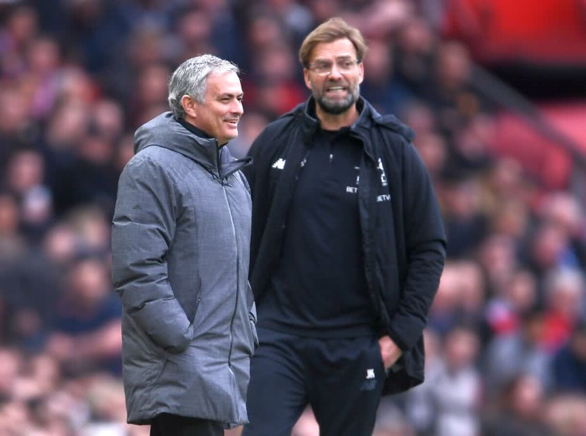 Mourinho, "săgeți" către Klopp înainte de Liverpool - United: ”Trofeele sunt importante, nu mobila din casă”