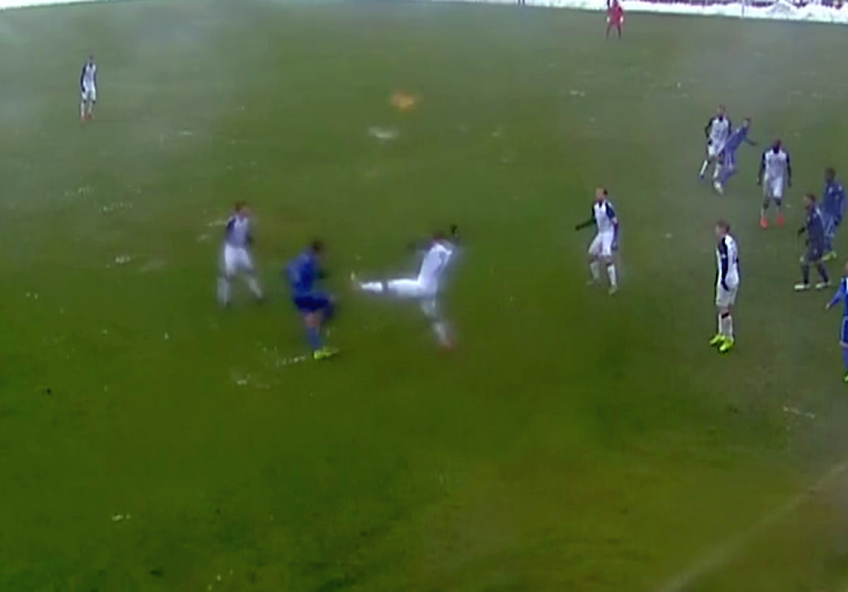 FOTO Alibec, "roșu" și pe zăpadă! Verdictul lui Balaj și reacția atacantului: "Să joace arbitrul cu Dinamo"