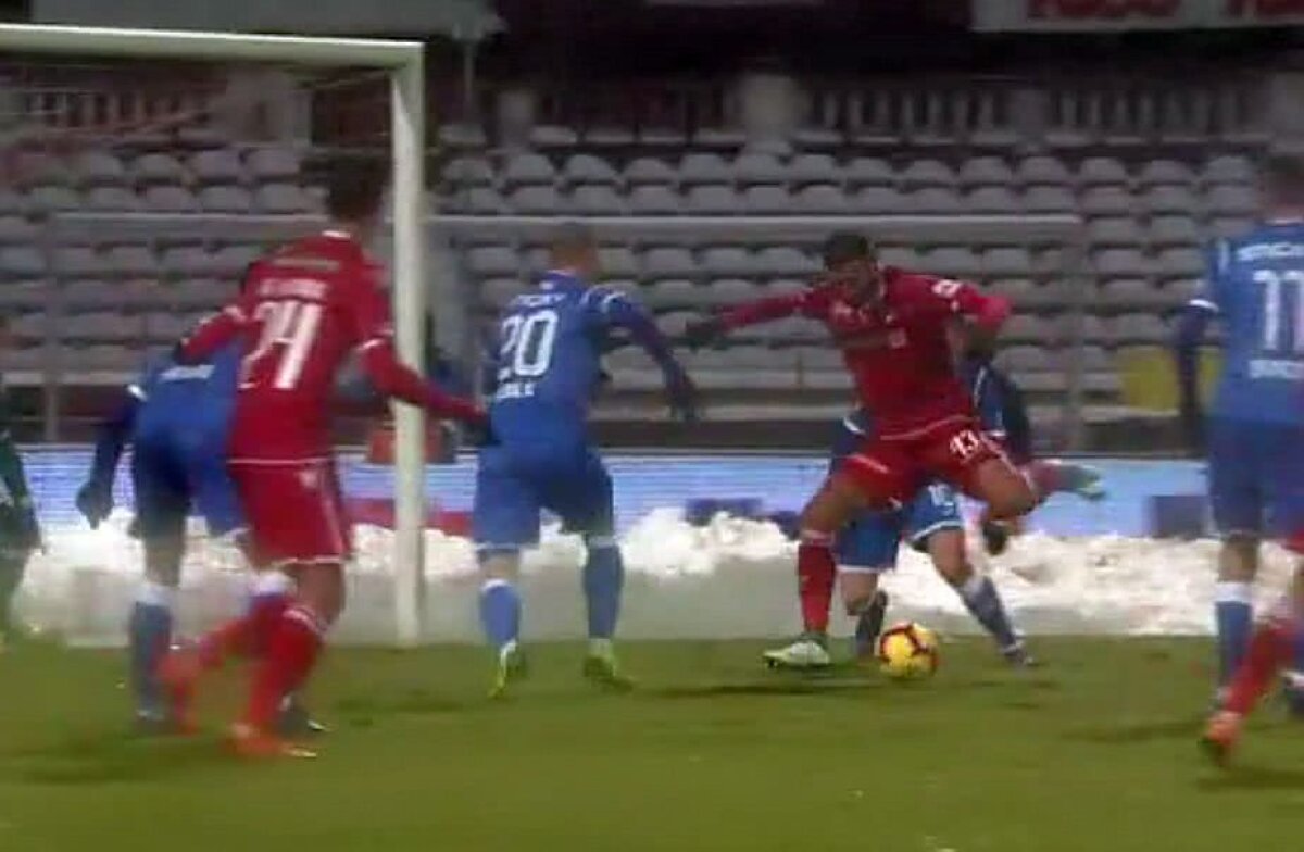 VIDEO + FOTO Evoluție GENIALĂ pentru Montini contra Craiovei! Gol cu călcâiul și hattrick pentru omul adus de Rednic 