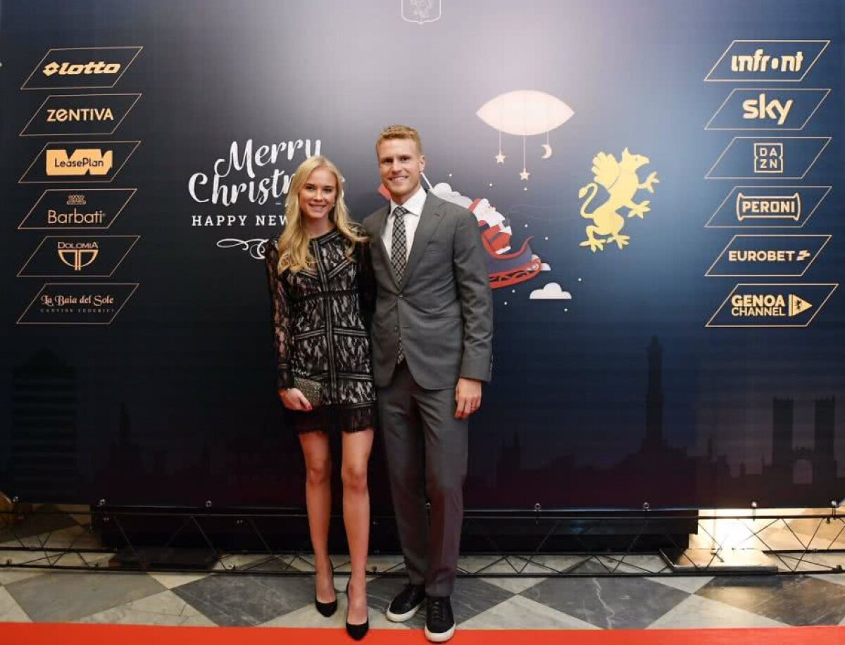 FOTO Ionuț Radu se pregătește pentru un final infernal de 2018 » Imagini de la petrecerea de Crăciun a celor de la Genoa