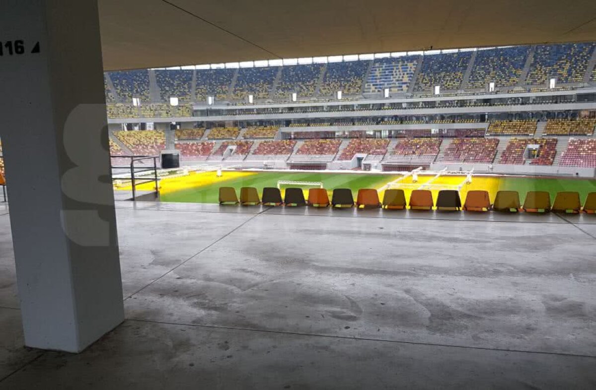 VIDEO+FOTO EXCLUSIV Imagini de la Național Arena: cum arată gazonul înainte de FCSB - CFR Cluj