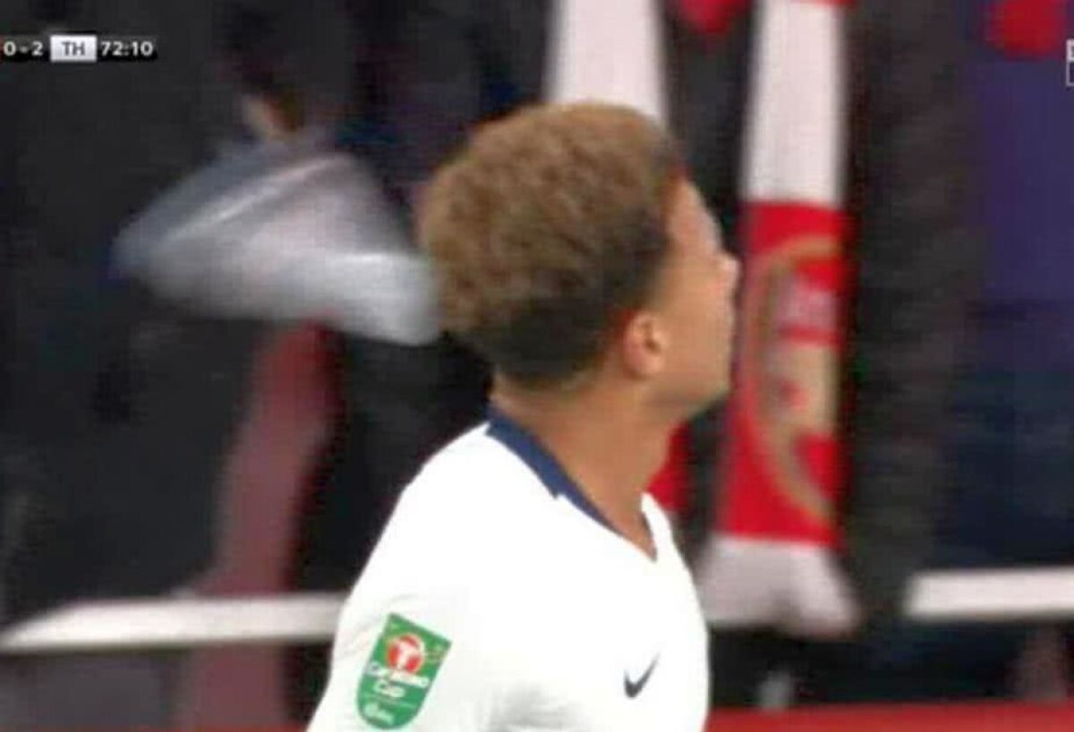 Scandal în Arsenal - Tottenham! Dele Alli, lovit în cap cu o sticlă: ”Doar un idiot poate face asta”