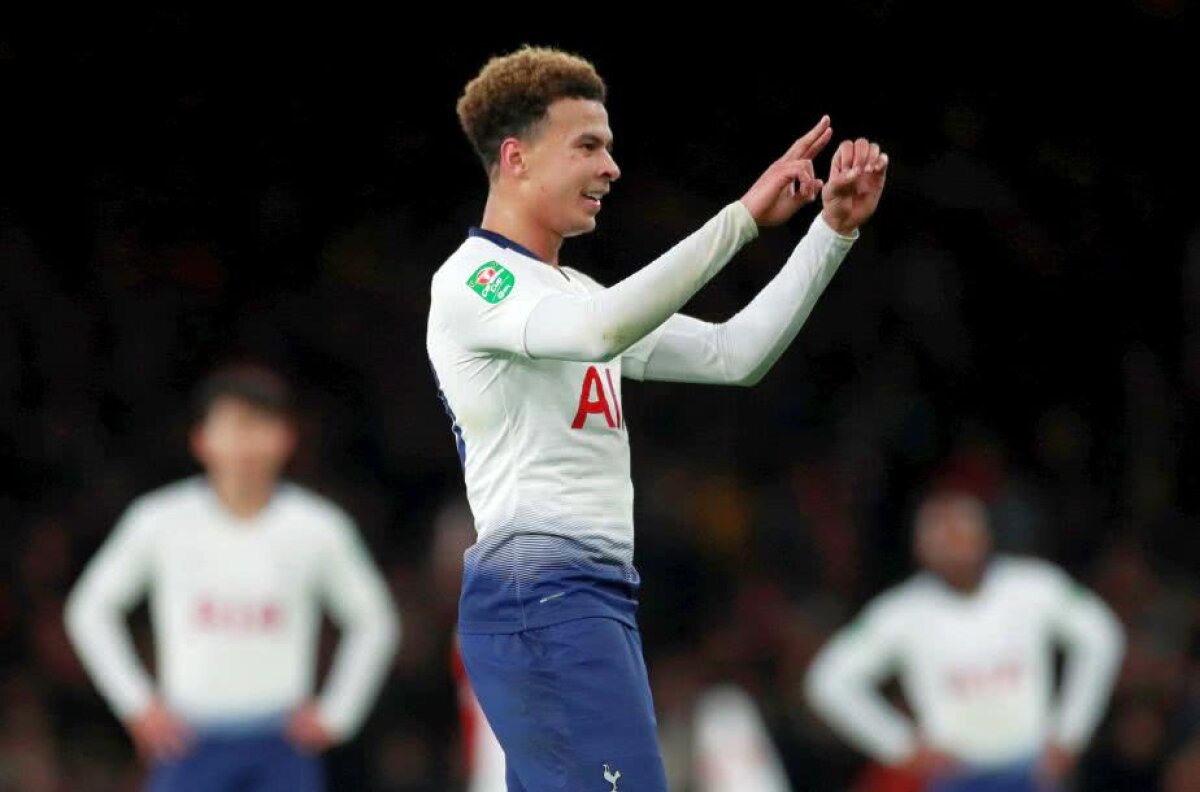 Scandal în Arsenal - Tottenham! Dele Alli, lovit în cap cu o sticlă: ”Doar un idiot poate face asta”
