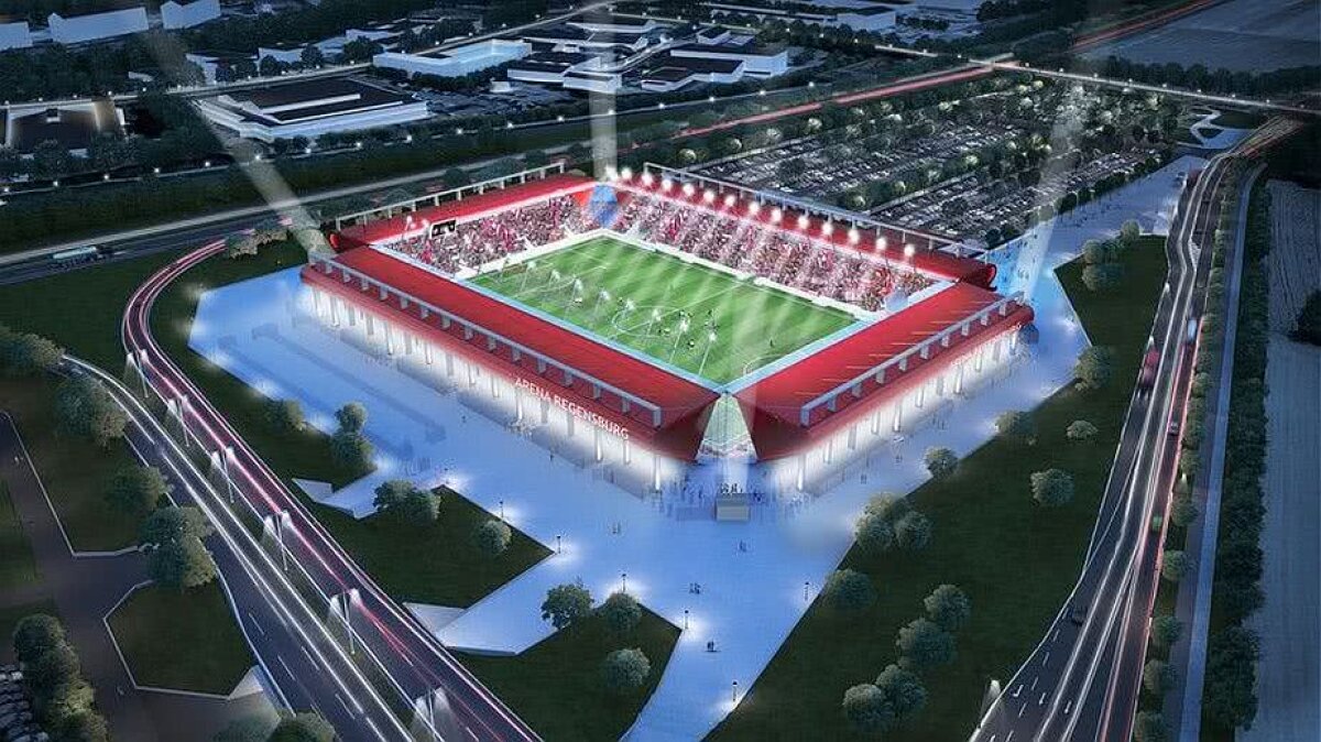 GALERIE FOTO Superinvestiție privată într-un oraș mare al României? "Stadion după model german spre donație"