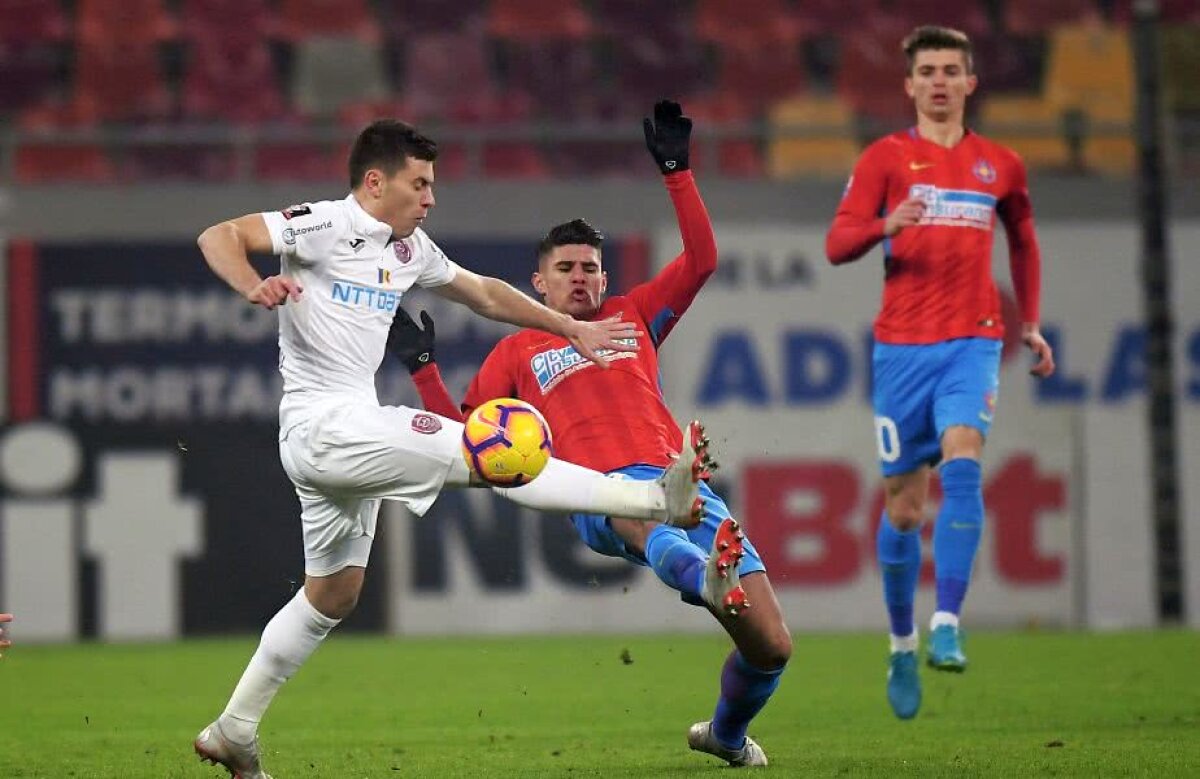 FCSB - CFR CLUJ 0-2 // VIDEO+FOTO Campioana se impune cu FCSB și se distanțează la 6 puncte » Meci exploziv, cu trei eliminați!