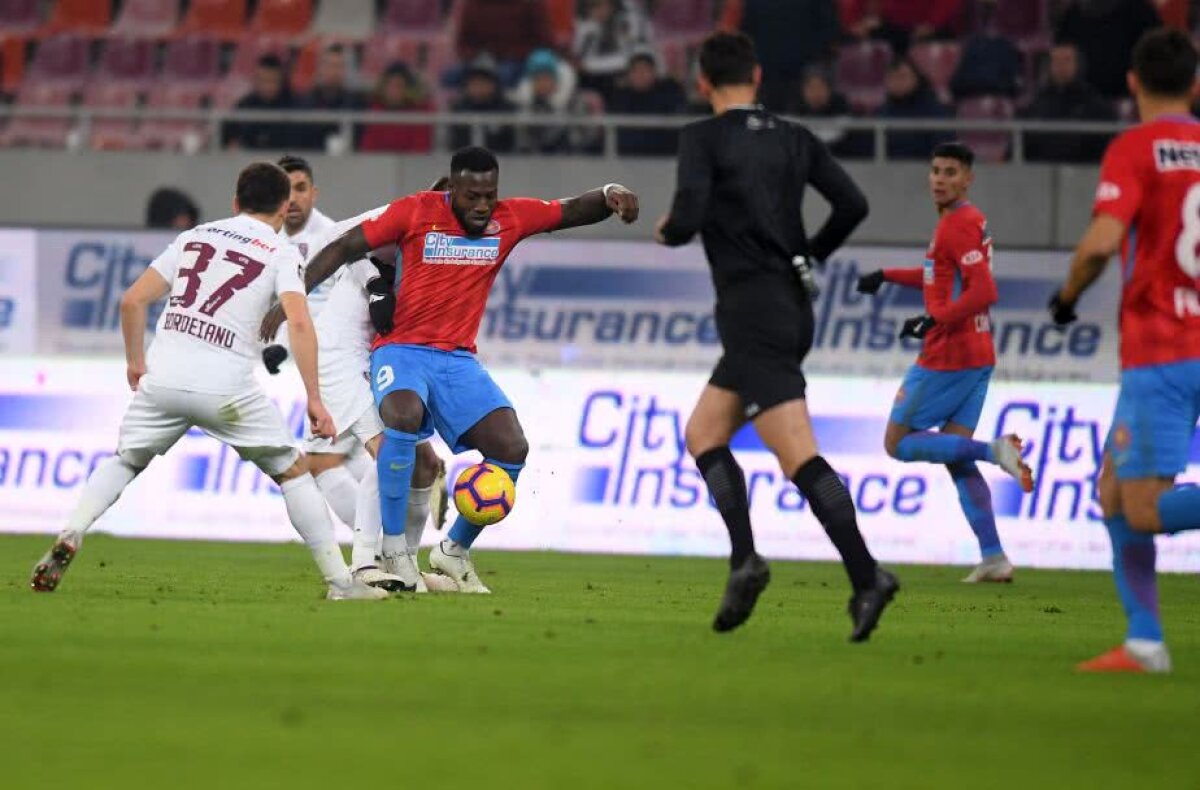 FCSB - CFR CLUJ 0-2 // VIDEO+FOTO Campioana se impune cu FCSB și se distanțează la 6 puncte » Meci exploziv, cu trei eliminați!