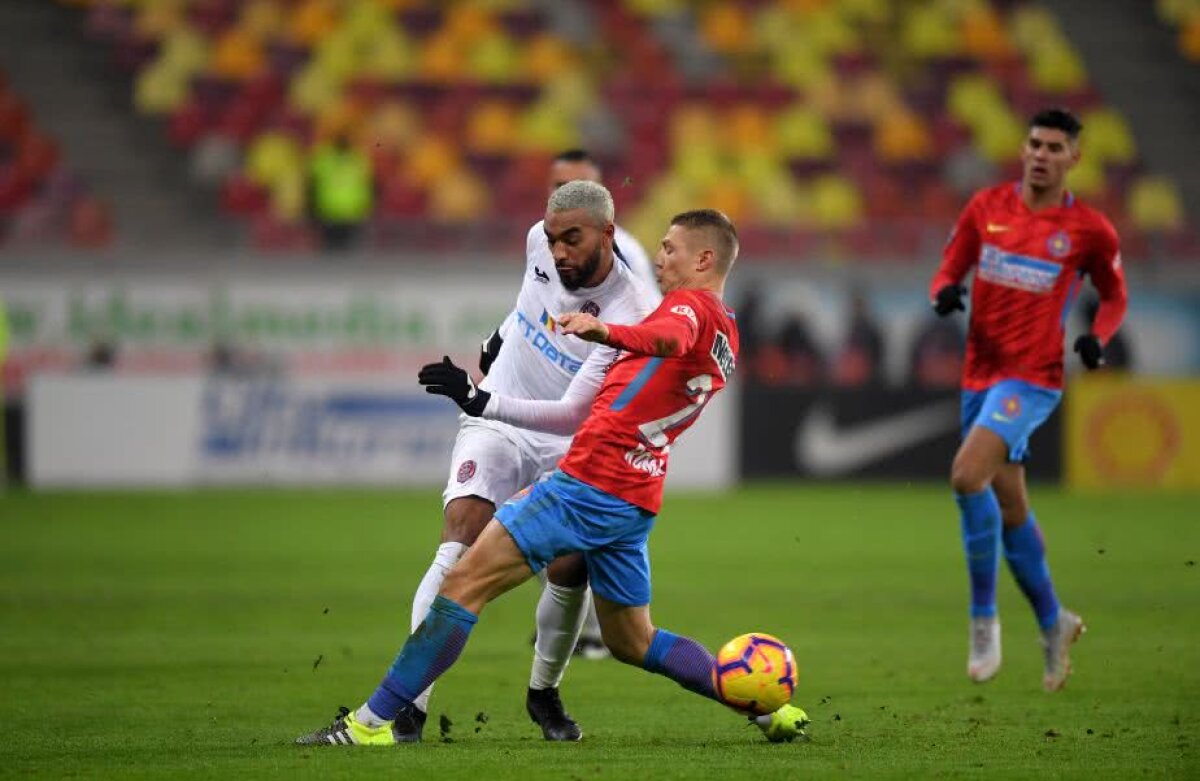 FCSB - CFR CLUJ 0-2 // VIDEO+FOTO Campioana se impune cu FCSB și se distanțează la 6 puncte » Meci exploziv, cu trei eliminați!