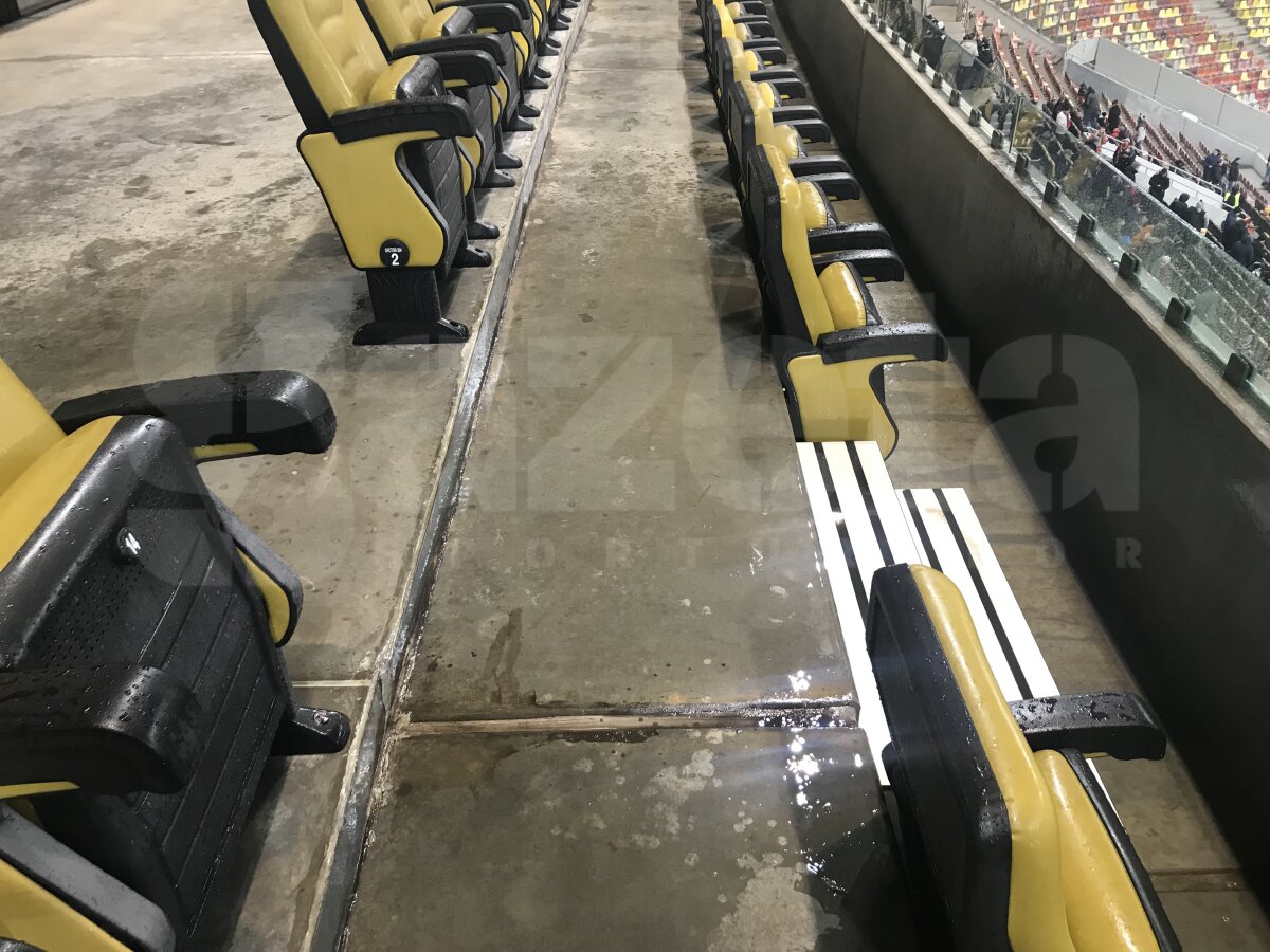 FOTO & VIDEO Redeschidere cu probleme! A crescut iarba, cade tencuiala și plouă la zona VIP: cum arată Arena Națională cu mai puțin de 2 ani înainte de EURO 2020